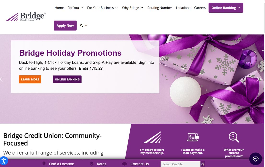 Bridge Credit Union – bridgecu.org