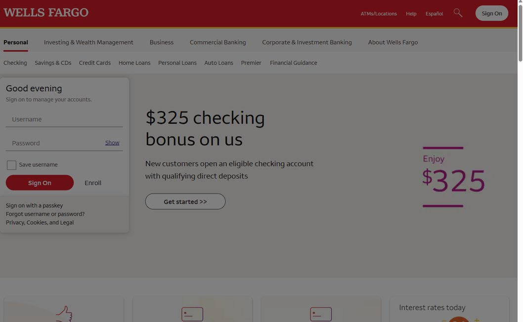 Wells Fargo – wellsfargo.com