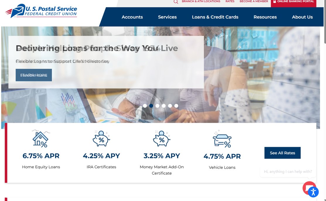USPS Federal Credit Union – uspsfcu.org