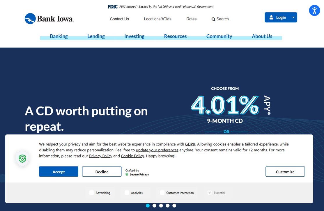 Bank Iowa – bankiowa.bank