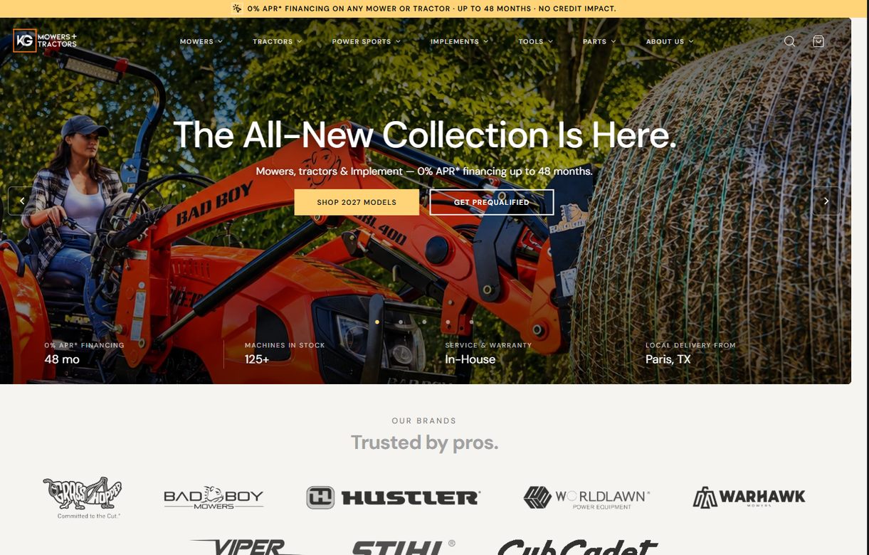 K and G Mowers – kgmowers.com