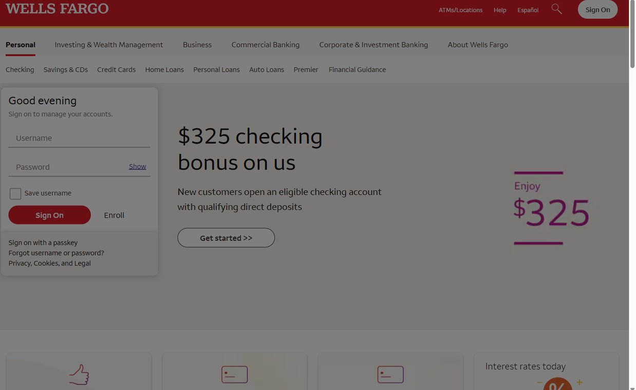 Wells Fargo – wellsfargo.com