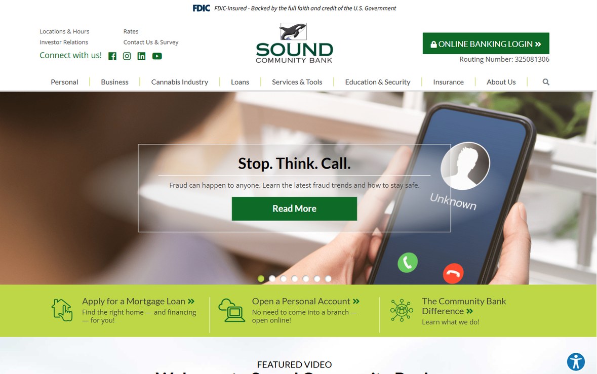 Sound Community Bank – soundcb.com