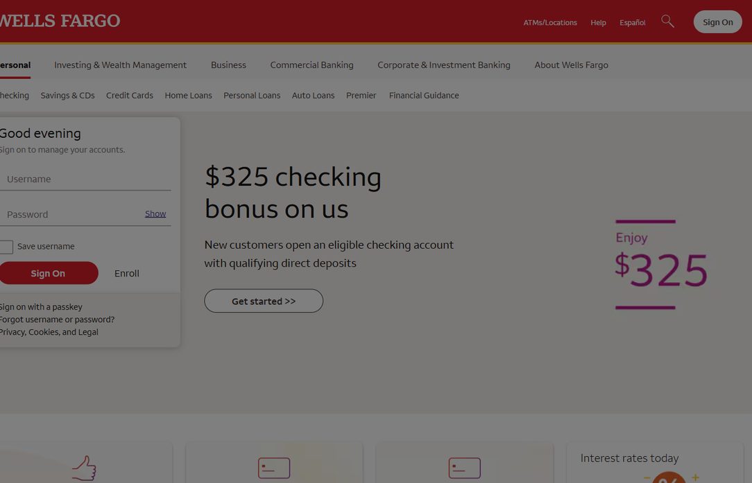 Wells Fargo – wellsfargo.com