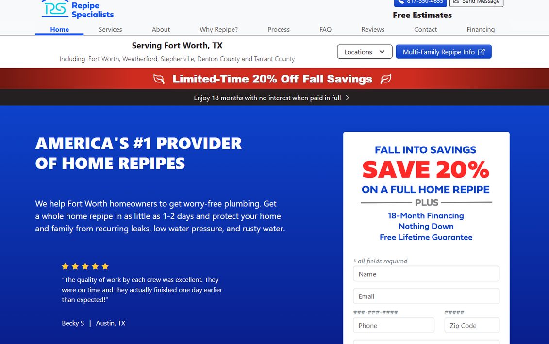 Fort Worth Repipe – fort-worth.repipe.com