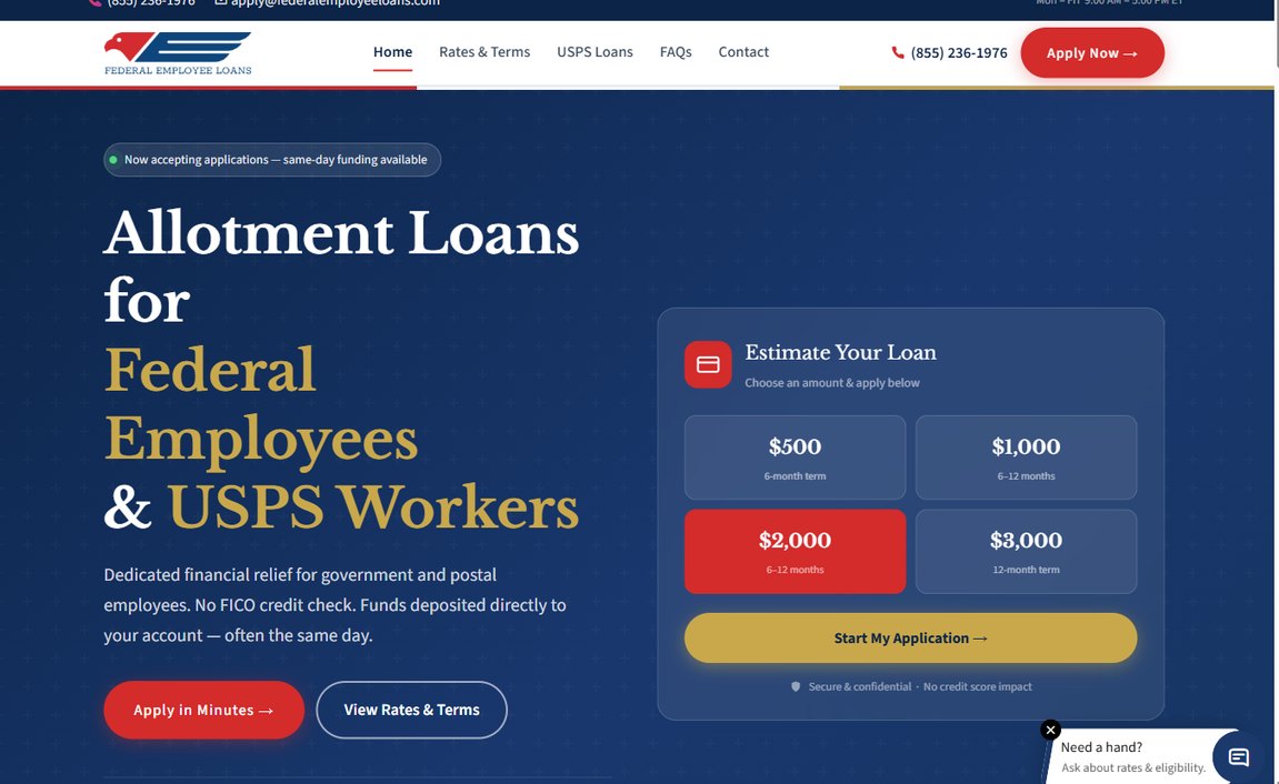 Federal Employee Loans – federalemployeeloans.com